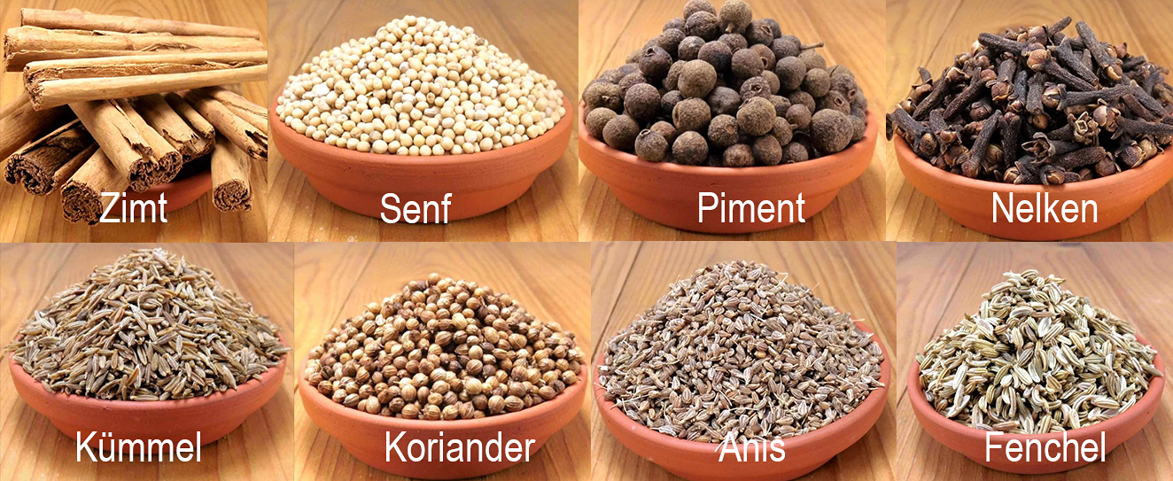 Kinu Salzmühle welche Gewürze